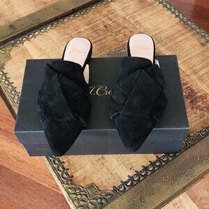 J. CREW Marina Pointed-toe Slide In Suede Size 6